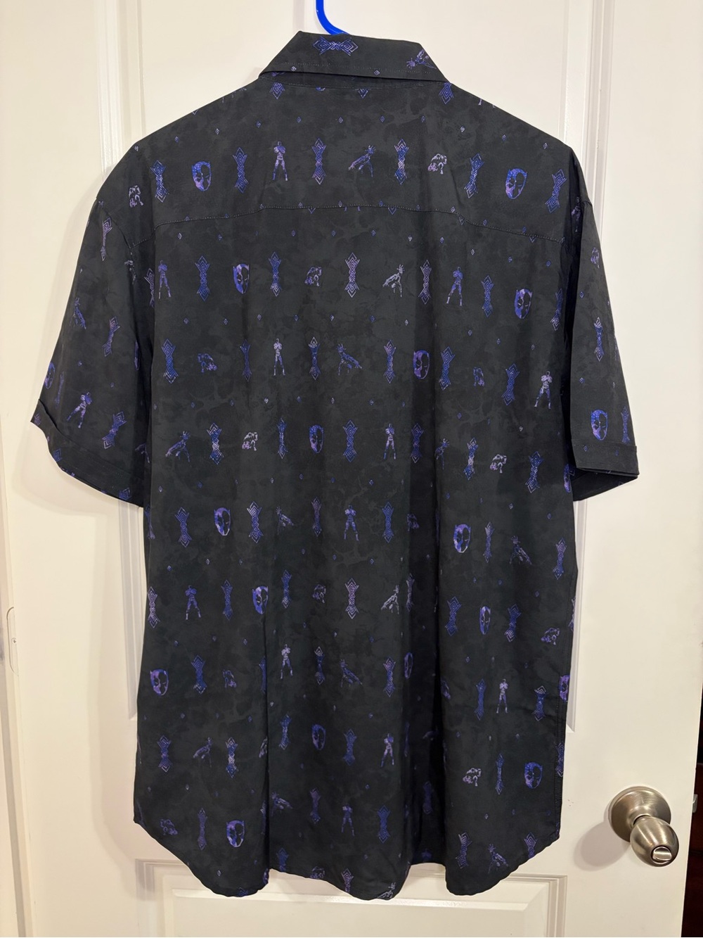 RSVLTS Shirt Mens XL Marvel Black Panther "Vibranium Chief" KUNUFLEX Button Up - Picture 7 of 10
